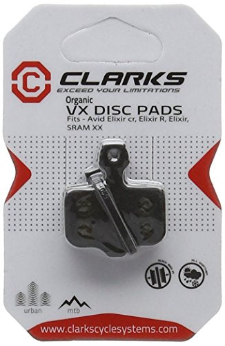 Clark S Organic Bike Disc Brake Pads VX841C Green
