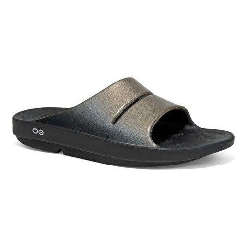 Oofos Women's OOahh Luxe Slide Shoes - Latte