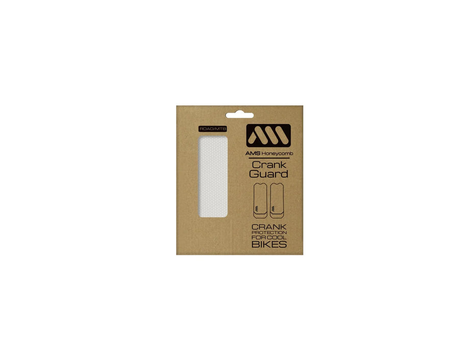 AMS Honeycomb Adhesive Crank Guard Protector - Clear