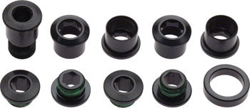 SRAM Red 22 Chainring Bolt Set, Fits Force 22 And Rival 22~ 5 Bolts, 4 Nuts, 1 Spacer
