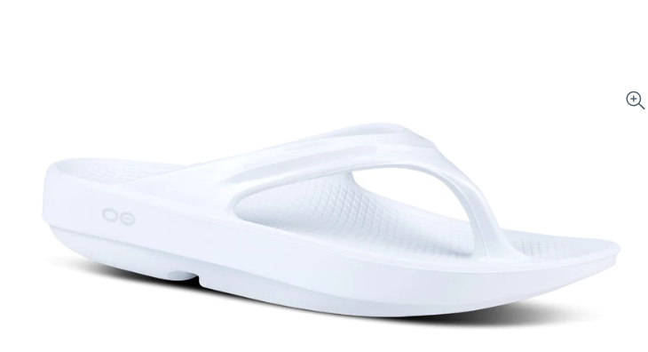 OOFOS WOMEN'S OOLALA SANDAL - WHITE