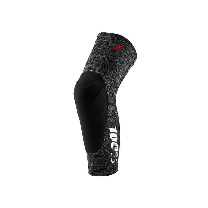 100% Teratec Knee Guard: Heather Grey/Black