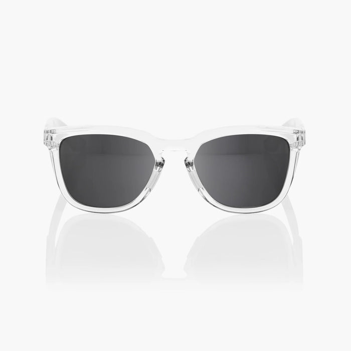 100% Hudson - Polished Crystal Haze - Black Mirror Lens