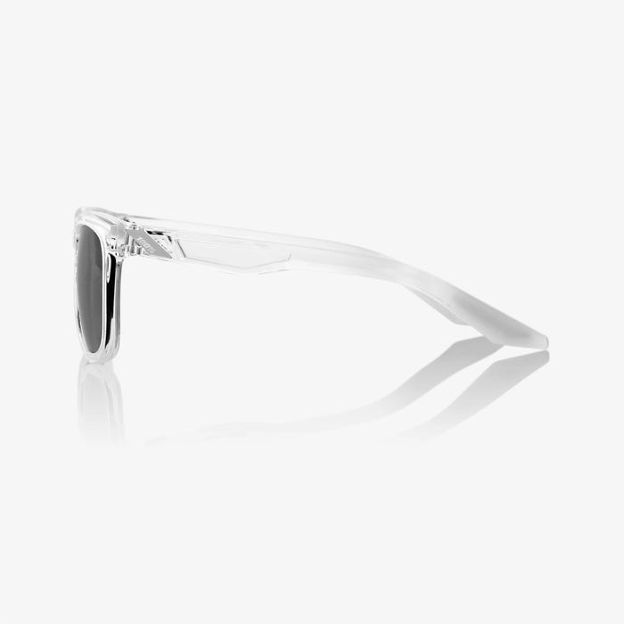 100% Hudson - Polished Crystal Haze - Black Mirror Lens