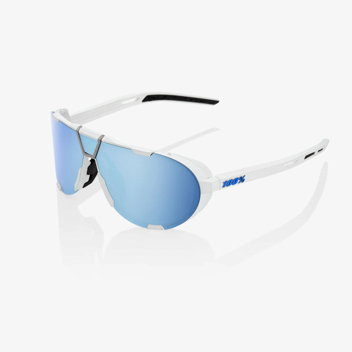 100% Westcraft - Soft Tact White - HiPER Blue Multilayer Mirror Lens