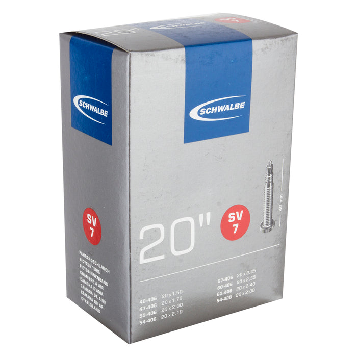 Schwalbe Standard Presta Valve Inner Tube - 20x1.50-2.00 40mm