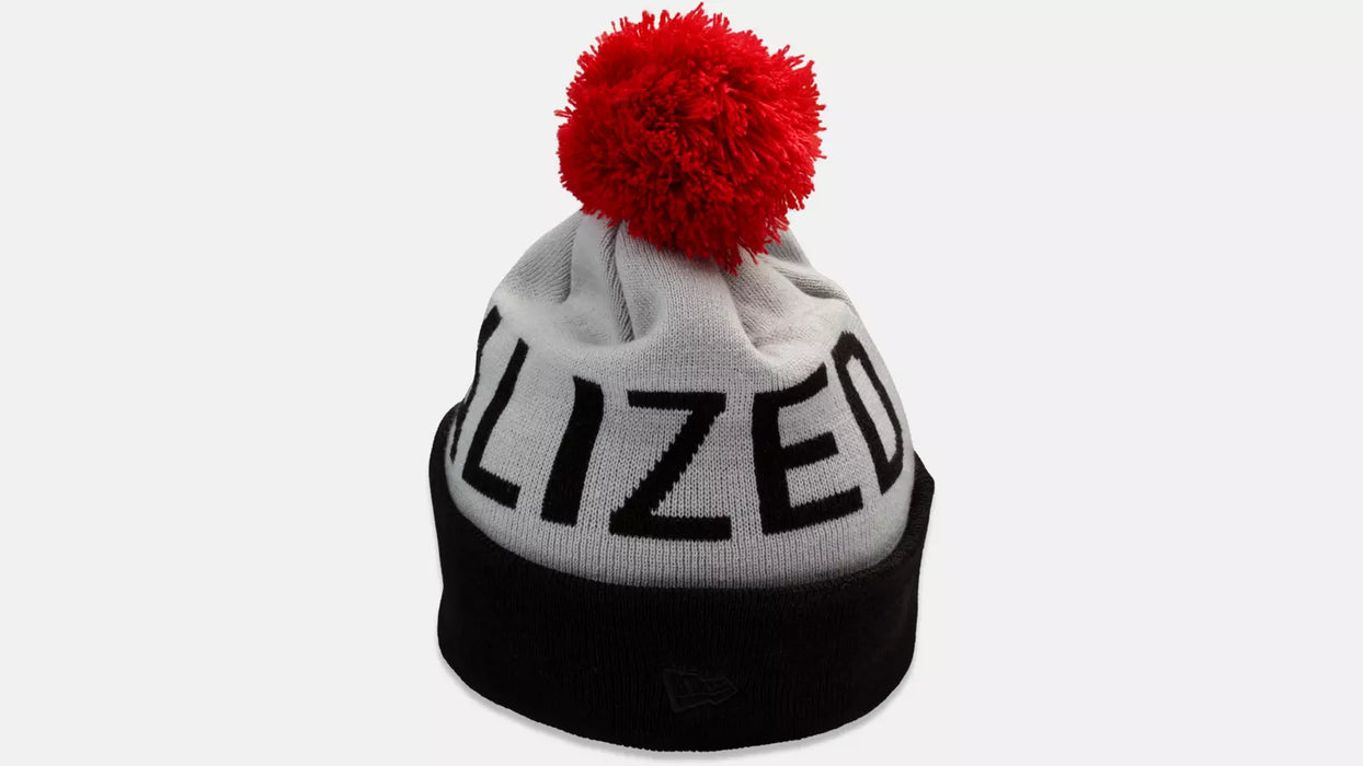 Specialized New Era Pom Beanie - Grey/Black