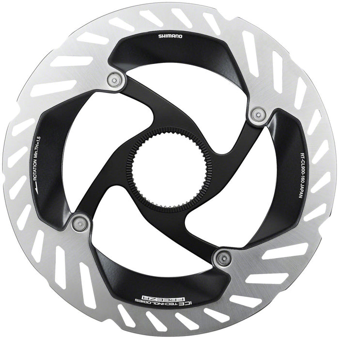 Shimano Dura-Ace RT-CL900 S Disc Brake Rotor with Lockring - CenterLock, Silver