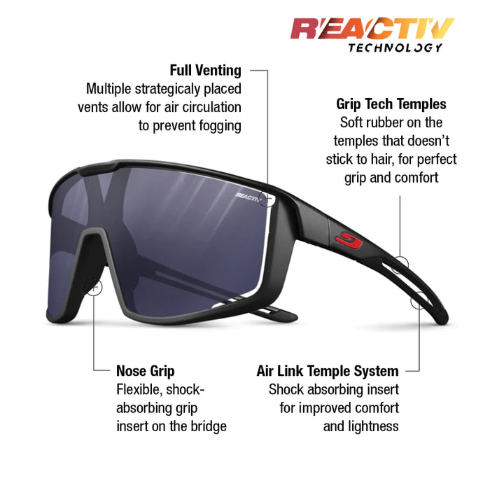 Julbo Fury Sunglasses with REACTIV 0-3 Lenses