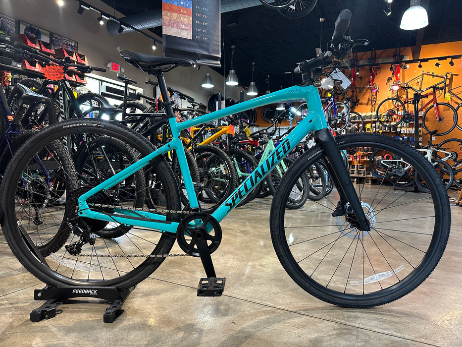 Specialized Sirrus X 4.0 -  Gloss Lagoon Blue / Tropical Teal / Satin Black Reflective