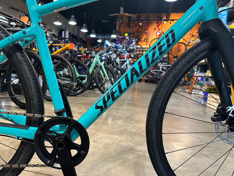 Specialized Sirrus X 4.0 -  Gloss Lagoon Blue / Tropical Teal / Satin Black Reflective
