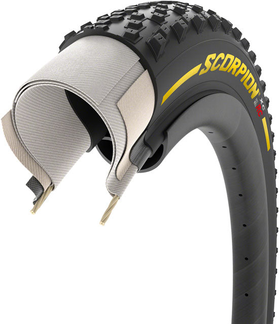 Pirelli Scorpion XC RC Tire - 29 x 2.4, Tubeless, Folding, Yellow Label, Team Edition