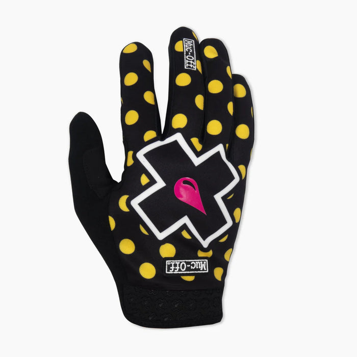 Muc-Off Rider Gloves - Yellow Polka