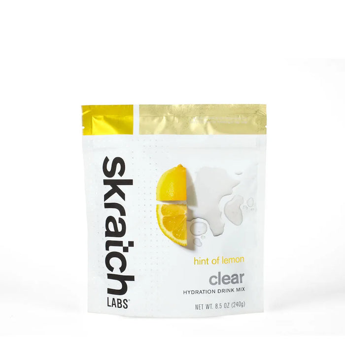 Skratch Labs Clear Hydration Mix 16 Servings - Clear, Hint of Lemons