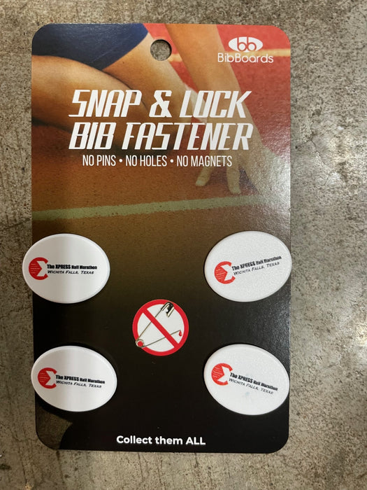 BibBoards Snap & Lock Race Number Bib Fastner