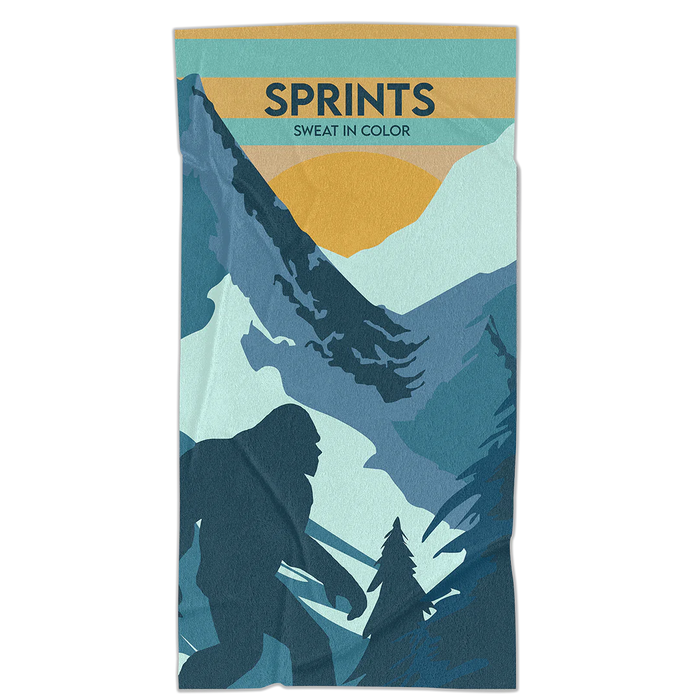 Sprints Microfiber Towel Car Seat Covers Sport Towels Sasquatch